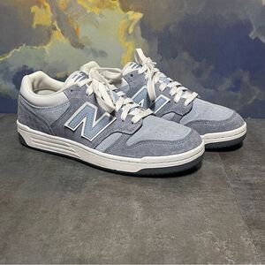 New Balance 480 Men's Arctic Grey Suede Sneakers Size 8D